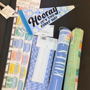 Teacher Must Have Bundle 4 posters 1 Pennant 48 name plates 2 packs of borders